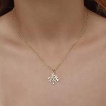 Colar Pingente Arvore Da Vida Com Zircônias Banhado Ouro 18k Prata /Dourado