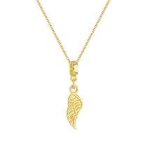 Colar Pingente Asa de Anjo Banhado a Ouro 18k Colar Pingente Asa de Anjo Banhado a Ouro 18k