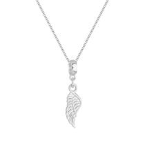 Colar Pingente Asa de Anjo Banhado a Prata 925 Colar Pingente Asa de Anjo Banhado a Prata 925