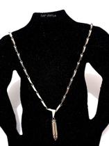 Colar + pingente bala masculina aço inox Colar + pingente bala masculina aço inox