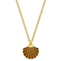 Colar Pingente Concha - Banhado em Ouro 18k