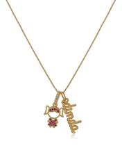 Colar Pingente Escrito Dinda Menina Madrinha Afilhada Colar Pingente Escrito Dinda Menina Madrinha Afilhada