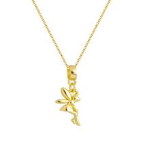 Colar Pingente Fada Sininho Banhado a Ouro 18k Colar Pingente Fada Sininho Banhado a Ouro 18k