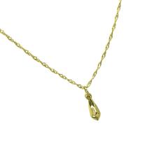 Colar Pingente Figo Banho De Ouro 18k 3018A Colar Pingente Figo Banho De Ouro 18k 3018A