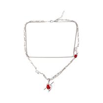 Colar Pingente Flecha Atravessando O Coração Cosplay Jogo Love Deepspace Acessórios De Joalheria