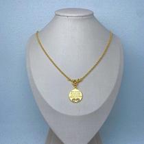 Colar Pingente Frase "Não Nasceu de Mim, Mas Certamente Nasceu Pra Mim!"