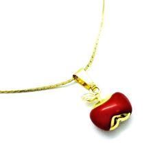 Colar Pingente Fruta Banho De Ouro 18k 4365 Colar Pingente Fruta Banho De Ouro 18k 4365