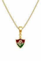 Colar Pingente Masculino Time De Futebol Fluminense Banhado a Ouro 18k Colar Pingente Masculino Time De Futebol Fluminense Banhado a Ouro 18k
