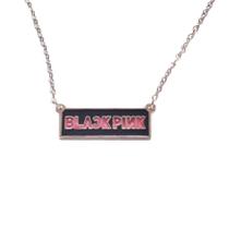 Colar Pingente Metal K-Pop Banda Blackpink Moda Coreana Presentes Geek Acessórios Nerd