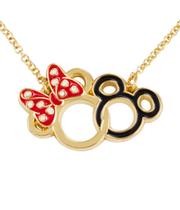 Colar Pingente Mickey Minnie Disney