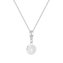 Colar Pingente Pai Nosso Banhado a Prata 925