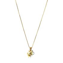Colar pingente pérolas múltiplas banhado a ouro Colar pingente pérolas múltiplas banhado a ouro