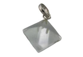 Colar Pirâmide de Cristal Extra com Montagem Manual em Prata 950