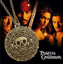 Colar Pirates Of The Caribbean Aztec Medallion Jack Sparrow Colar Pirates Of The Caribbean Aztec Medallion Jack Sparrow