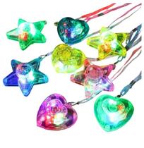 Colar pisca led sortido pacote com 12