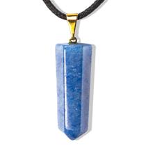 Colar Pontinha Pedra Quartzo Azul Presilha E Pino Dourado Colar Pontinha Pedra Quartzo Azul Presilha E Pino Dourado