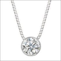 Colar Ponto de Luz Diamante Brilhante Extra 20 Pontos Ouro 18K K480