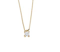 Colar Ponto De Luz Diamante Em Ouro 18k Colar Ponto De Luz Diamante Em Ouro 18k