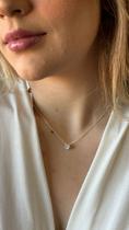 Colar ponto de luz em zirconia Colar ponto de luz em zirconia