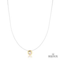 Colar Ponto de Luz Fio Invisível