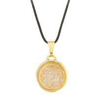 Colar Pote com Mini Cristais - 13mm - Sunshine Cristais