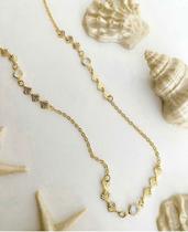 Colar praia estilo dourado em bijoteria