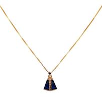 Colar Prata 925 Banhada em Ouro 18k - Nossa Senhora