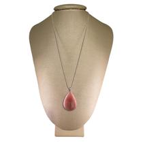 Colar Prata 925 Diamantado Opala Rosa Gota - Ponte Vecchio Colar Prata 925 Diamantado Opala Rosa Gota - Ponte Vecchio