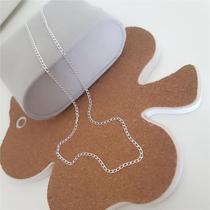 Colar prata 925 elos groumet 35 cm