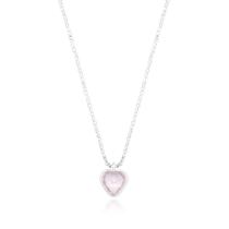 Colar Prata 925 Feminino 45cm Veneziana Com Ponto De Luz Lilas