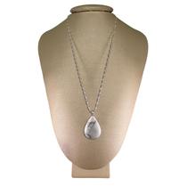 Colar Prata 925 Hélice Howlita Gota - Ponte Vecchio Joias Colar Prata 925 Hélice Howlita Gota - Ponte Vecchio Joias