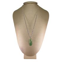 Colar Prata 925 Hélice Quartzo Verde Bruto - P Vecchio Joias Colar Prata 925 Hélice Quartzo Verde Bruto - P Vecchio Joias