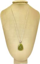 Colar Prata 925 Jade Oval - Ponte Vecchio Joias