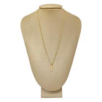 Colar Prata 925 + Ouro Ponto Luz Infinito - P. Vecchio Joias Colar Prata 925 + Ouro Ponto Luz Infinito - P. Vecchio Joias