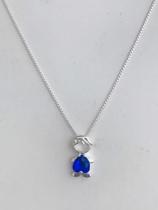 Colar Prata 925 Pingente Filho Zircônia - Anti Alérgico Colar Prata 925 Pingente Filho Zircônia - Anti Alérgico