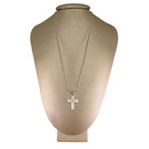 Colar Prata 925 Rabo De Rato Quartzo Branco Cruz P. Vecchio Colar Prata 925 Rabo De Rato Quartzo Branco Cruz P. Vecchio