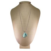 Colar Prata 925 Rabo de Rato Turquesa Bruta - Ponte Vecchio