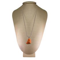 Colar Prata 925 Rabo Rato Calcita Laranja Polida - P Vecchio Colar Prata 925 Rabo Rato Calcita Laranja Polida - P Vecchio