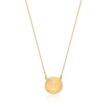 Colar Prata 925 São Bento 60cm Fosco Banhado a Ouro 18k