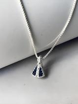 Colar Prata Nossa Senhora Aparecida Pingente Cravejado Mini