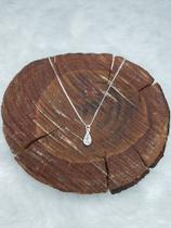 Colar Prata925 Ponto de Luz Gota
