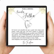 Colar Presente Para A Minha Linda Filha