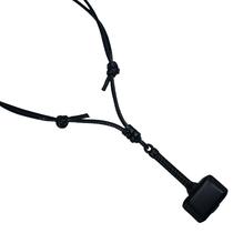 Colar Preto Fosco Masculino Feminino Martelo Colar Preto Fosco Masculino Feminino Martelo