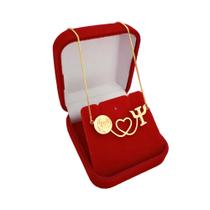 Colar Profissão Pingente Psicologia Psicóloga Banho Ouro 18k Colar Profissão Pingente Psicologia Psicóloga Banho Ouro 18k