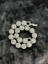 Colar Pulseira Brinco Rivieira Redondo Zirconia Cravejado Feminino Colar Pulseira Brinco Rivieira Redondo Zirconia Cravejado Feminino