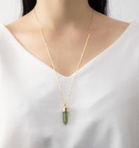 Colar Quartzo Verde Colar Quartzo Verde