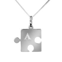 Colar Quebra-Cabeça Coleção Personalizável Prata 925