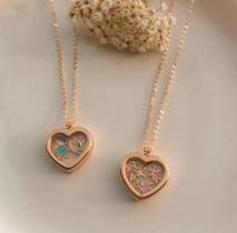 Colar relicario dourado lolas feminina tamanho p Colar relicario dourado lolas feminina tamanho p