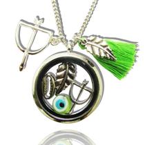 Colar Relicário Oxóssi