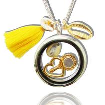 Colar Relicário Oxum - Prata Colar Relicário Oxum - Prata